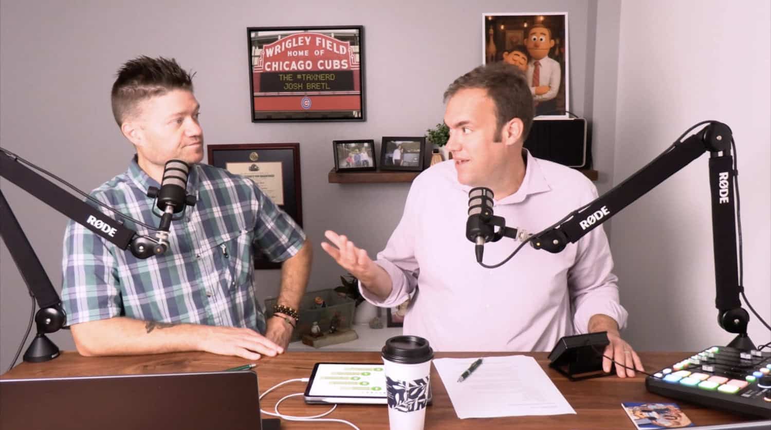 Josh teaching Dave something during a Java with Josh episode